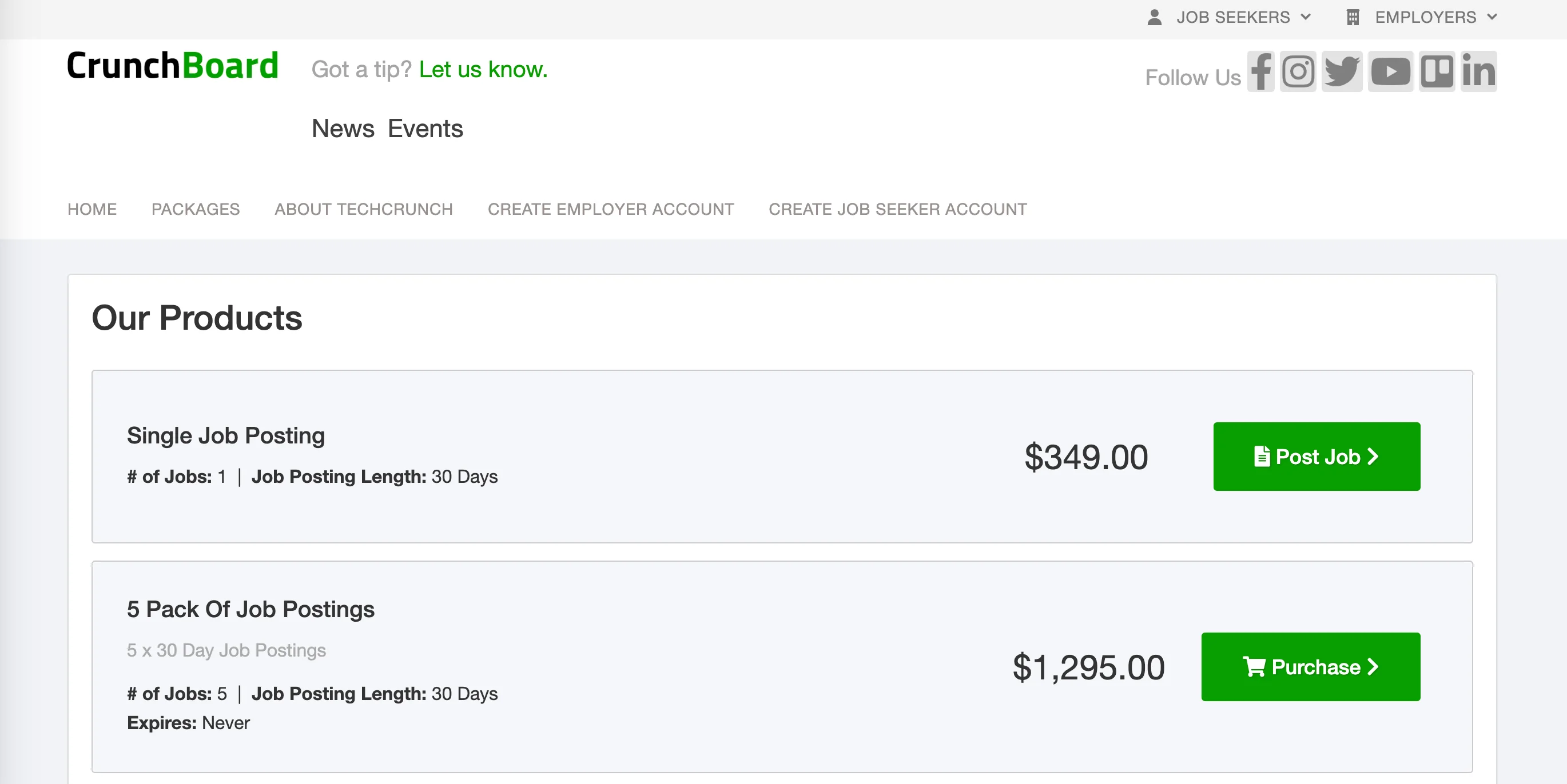 CrunchBoard - Excellent Job Board for its Extensive Reach